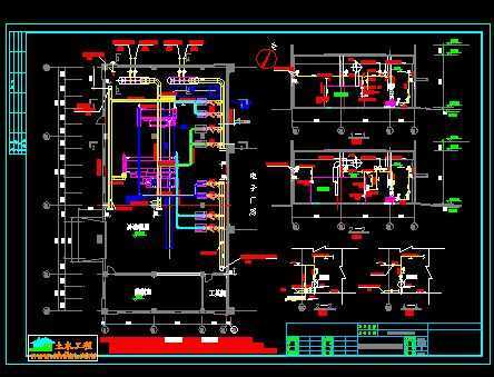 暖通冷凍機房設計圖免費下載 暖通圖紙